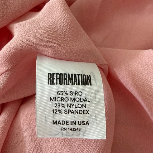 Reformation Pink Midi Dress - Picture 8 of 11